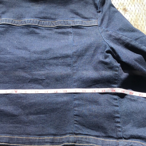 Love & Legend Size 16 Military Denim Jacket - Picture 8 of 11
